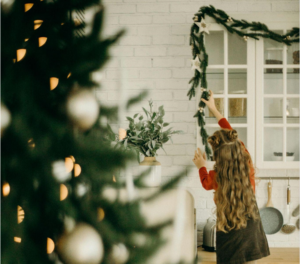 Decorating a 12ft Christmas Tree with Meaningful Ornaments